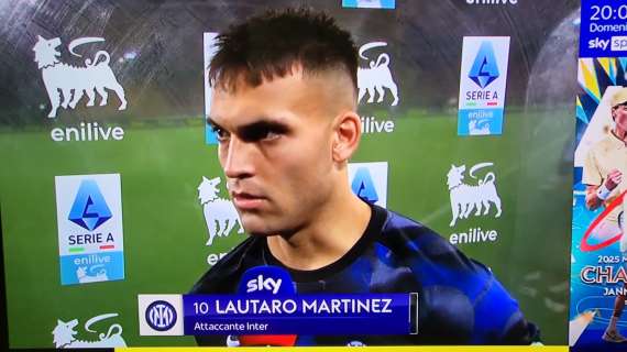 Lautaro a Sky: "Il momento difficile è passato. L'Inter deve sempre fare tre punti, sono contento"