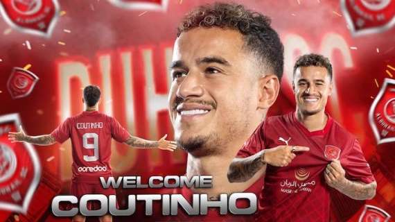 UFFICIALE - Coutinho vola in Qatar: l'ex Inter va in prestito all'Al Duhail