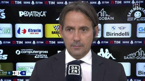 Inzaghi a DAZN: "L'Inter non deve lanciare messaggi al campionato. Arnautovic out? Ho due soluzioni"