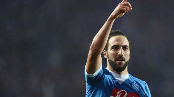 Napoli-Inter, niente turnover per Higuain col Sassuolo