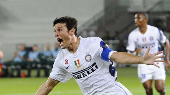 VIDEO - L'Inter omaggia Zanetti: tutti i gol del capitano in nerazzurro