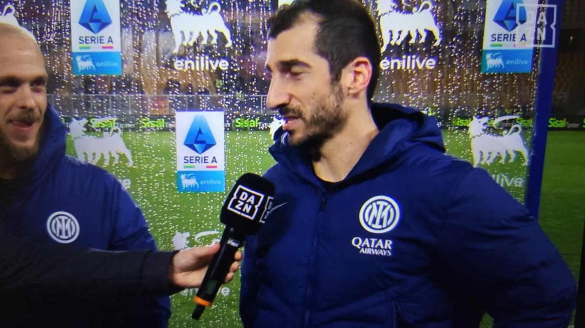 Mkhitaryan a DAZN: "Il gol? Bastoni era stanco, sono andato io in area e ho segnato"