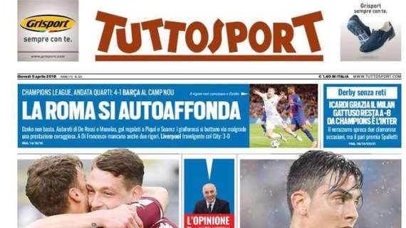 Prima TS - Icardi grazia il Milan, ma l'Inter è da Champions