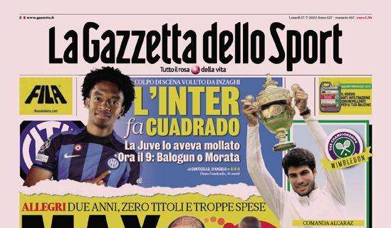 Prima GdS - L'Inter fa Cuadrado. Colpo di scena voluto da Inzaghi, la Juve lo aveva mollato