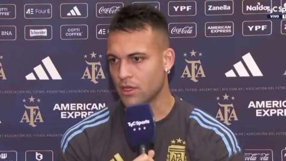 Lautaro: "Parigi 2024? Per l'Argentina ci sarò sempre. E a Costacurta dico di guardare il mio gol nell'euroderby"