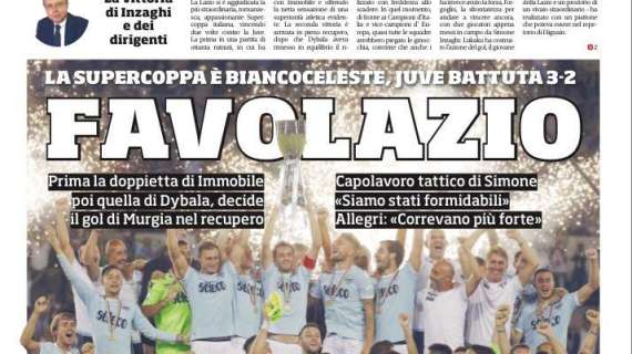 Prima CdS - Favolazio: la Supercoppa è biancoceleste