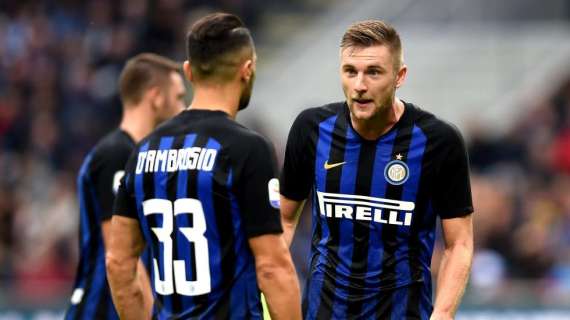 GdS - Rifiatano D'Ambrosio, Skriniar e Asamoah? La probabile 