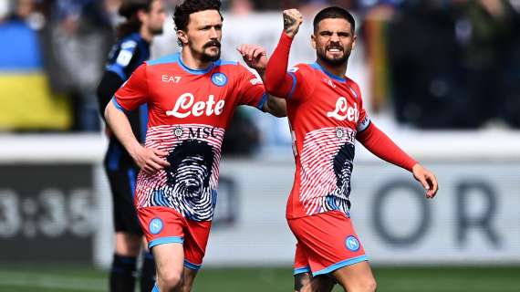 Serie A - Il Napoli non molla lo Scudetto: 3-1 a Bergamo, Atalanta ko. Manita dell'Udinese al Cagliari 
