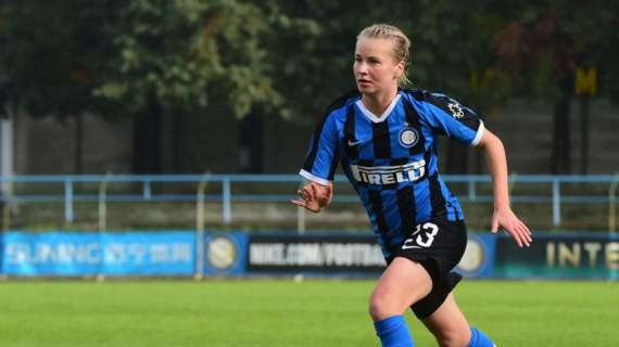 Inter Women, Auvinen: "Grande emozione, è la prima volta che gioco il derby d’Italia"