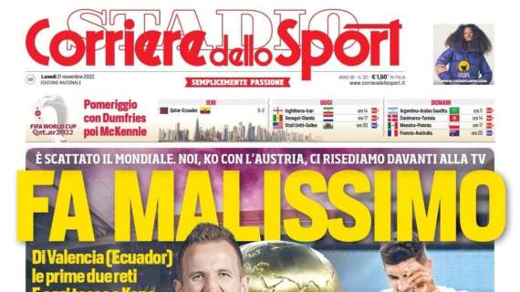 Prima CdS - Fa malissimo. Per l’Italia è notte fonda