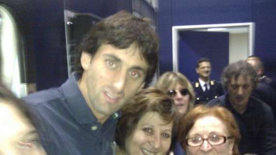 Milito appena arrivato in Calabria