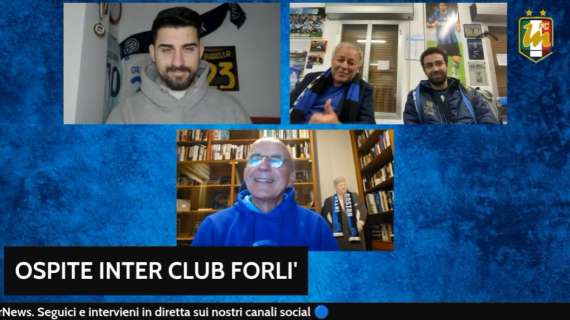 Rivivi la diretta! "IO GIRO L'ITALIA PER TE", ospite l'INTER CLUB FORLI'. CONTE contro MAROTTA, CHE NOIA!