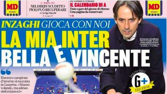 Prima GdS - Inzaghi: "La mia Inter bella e vincente, ma adesso rinforziamoci"