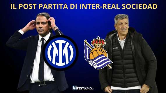 Il POST PARTITA di INTER-REAL SOCIEDAD. La CONFERENZA LIVE di INZAGHI