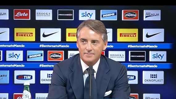 Empoli-Inter, Mancini in conferenza domani alle 13.15