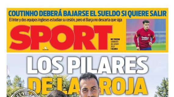 Prima pagina Sport - L'Inter e due club inglesi studiano l'acquisto di Coutinho