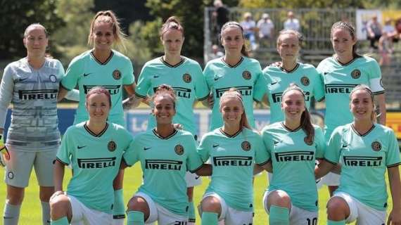 Inter Women, vittoria per 8-1 sulla Novese nell'ultimo test pre-campionato