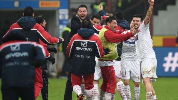 Carpi, Bianco: "Felice per l'assist, bravo Lasagna"