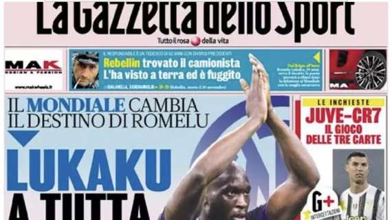 Prima GdS - Lukaku a tutta Inter: il Mondiale cambia il destino di Romelu