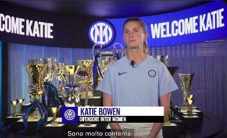 Bowen: "Contenta di essere all'Inter, è una grande sfida per la mia carriera"