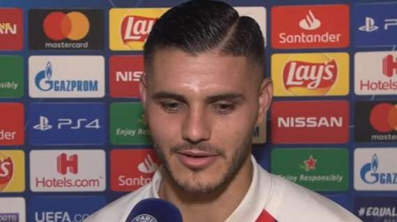 Icardi: "Non sono ancora al 100%, ma basta un gol e il dolore passa. Al Psg va tutto bene"