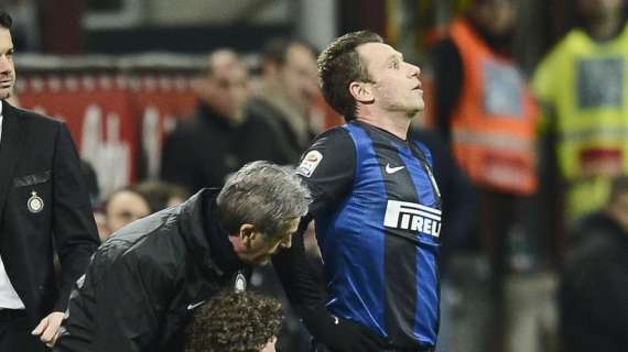 Disastro Inter: Cassano cade in allenamento, frattura ad una mano