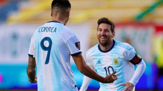 L'Argentina schianta l'Estonia 5-0: manita di Messi. Correa fa spazio a Dybala dopo un'ora di gioco 