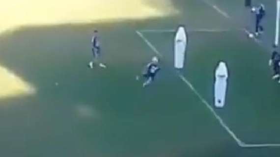 VIDEO - Super-gol di Mauro Icardi in allenamento con l'Argentina