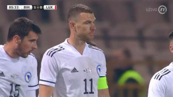La risolve Dzeko in volata: la Bosnia supera per 1-0 il Lussemburgo, gol decisivo all'86esimo dell'interista