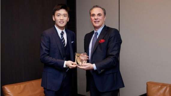 Steven Zhang premiato con il Leading Emerging Partner: "Grazie Italia"