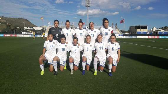 Italia U23 femminile, doppietta della nerazzurra Marinelli nel 4-1 sulla Svezia nel torneo di La Manga