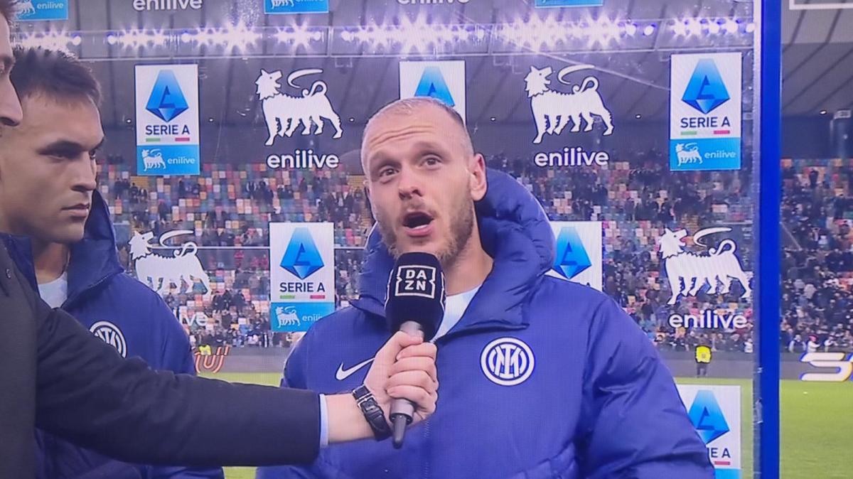 Dimarco a DAZN: "Vittoria meritatissima in una trasferta difficilissima. L'eurogol sfiorato? Non era facile"