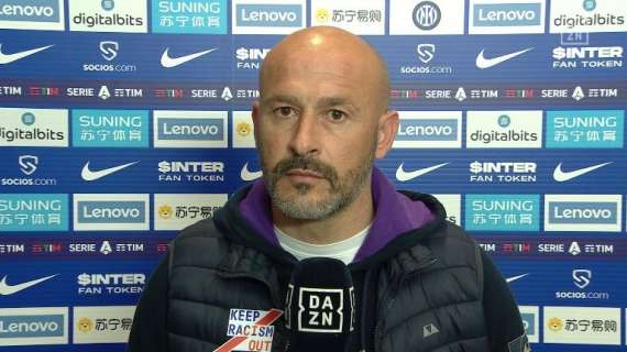 Fiorentina, Italiano a DAZN: "Brozovic e De Vrij assenti, nessun vantaggio per noi. All'Inter tanti campioni"