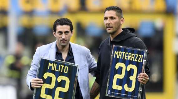 Echi di Triplete in Argentina, Materazzi fa visita a Milito: "Al Cilindro un grande amico"