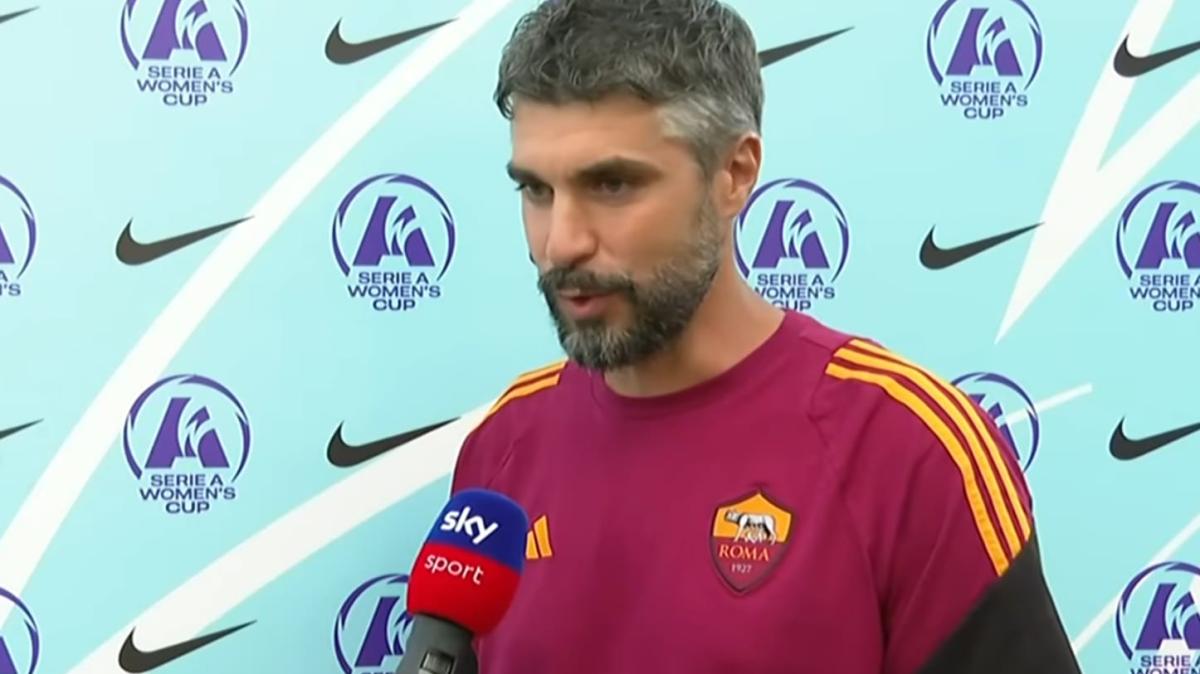 Roma, Rossettini: "Altra sfida all'Inter? Non cambia nulla. Andremo sui particolari e cercheremo di vincere"