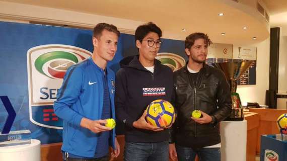 Calcio e tennis giovane insieme a Milano: Pinamonti e Locatelli incontrano il coreano Hyeon Chung