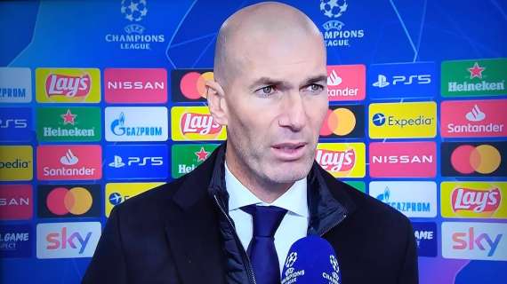 Real Madrid, Zidane a Sky: "Contento per i miei giocatori. Mi spiace per l'Inter"
