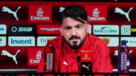 Milan, Gattuso: "Il derby era la partita più importante. Lo stiamo pagando, dobbiamo fare in fretta a cancellarlo"