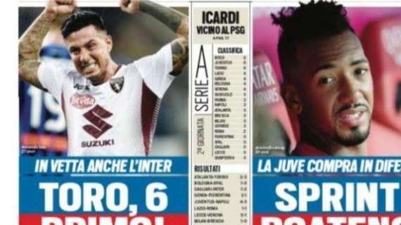 Prima TS - In vetta anche l'Inter. Icardi vicino al Psg