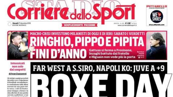 Prima CdS - Boxe day