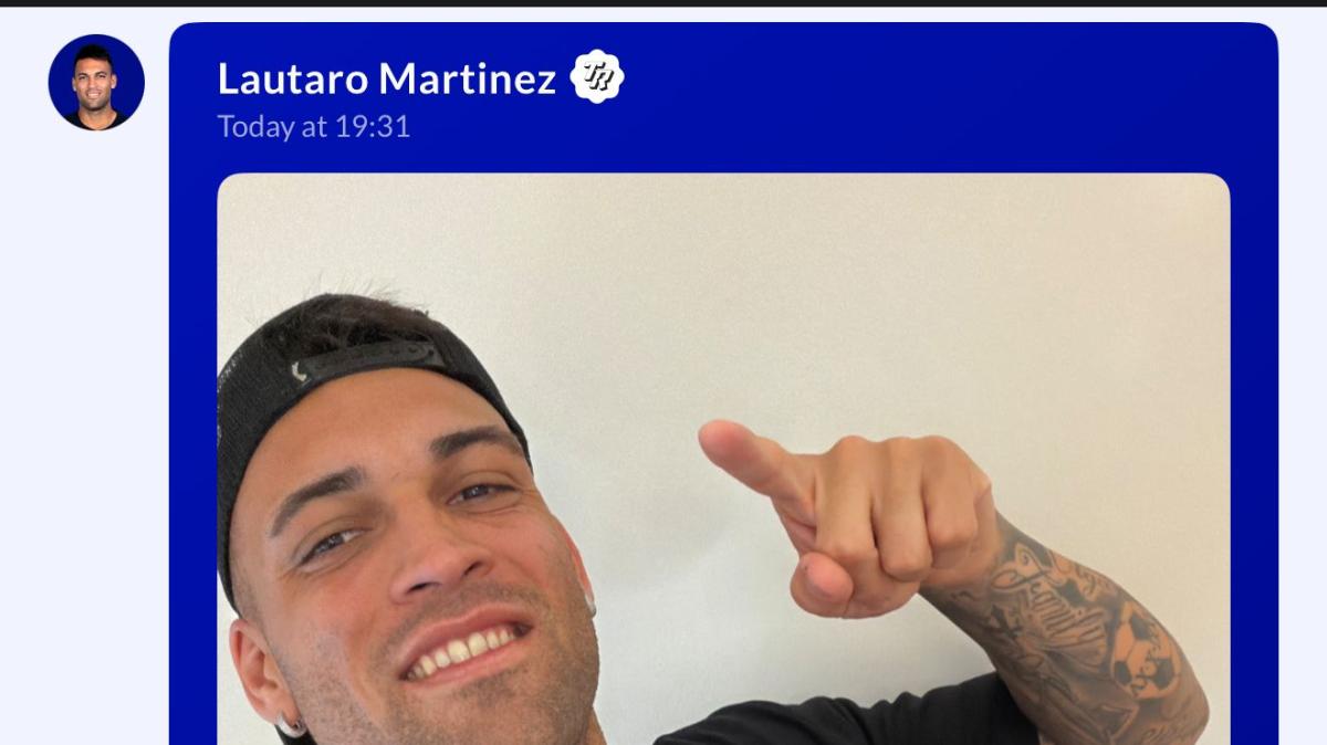 Lautaro è "felice" e "sta bene". Il capitano ai tifosi: "Torno domenica"