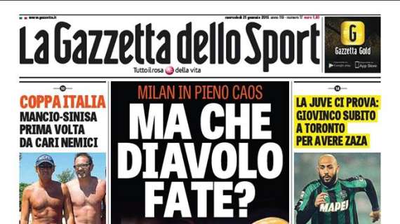 Prime pagine - Mancio vs Sinisa, prima volta da cari nemici. 9 mln per Suarez. Icardi via, ma arriverà Gignac