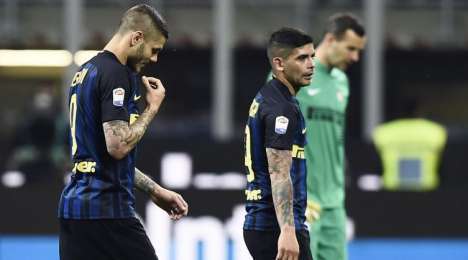 Inter, un aprile da incubo: solo un punto all'attivo