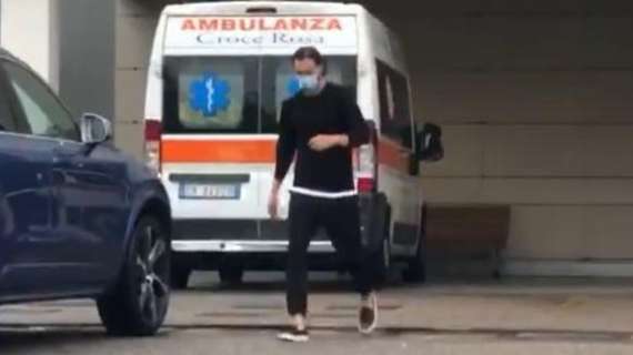 VIDEO - Visite all'Humanitas concluse, Darmian lascia la clinica