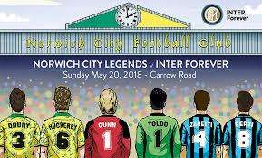 Norwich Legends-Inter Forever, Holt: "Ci sarà una folla fantastica"