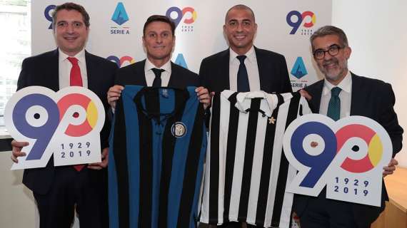 La Lega Serie A celebra i 90 anni del campionato a girone unico: tutte le iniziative