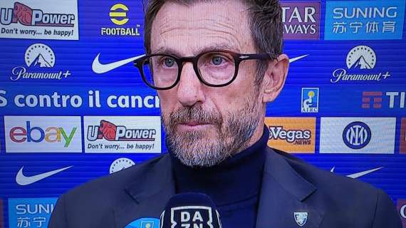 Frosinone, Di Francesco a DAZN: "L'Inter secondo me è la più forte del campionato, servirà entusiasmo"