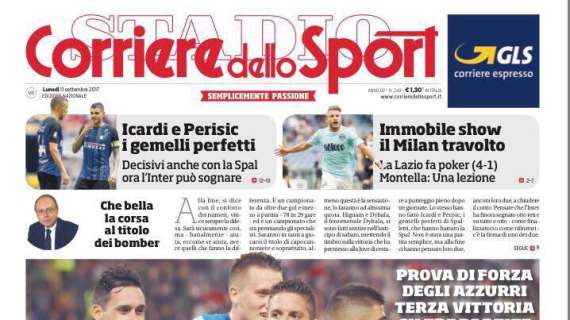 Prima CdS - Icardi e Perisic gemelli perfetti. Decisivi anche con la Spal, ora l'Inter puo sognare