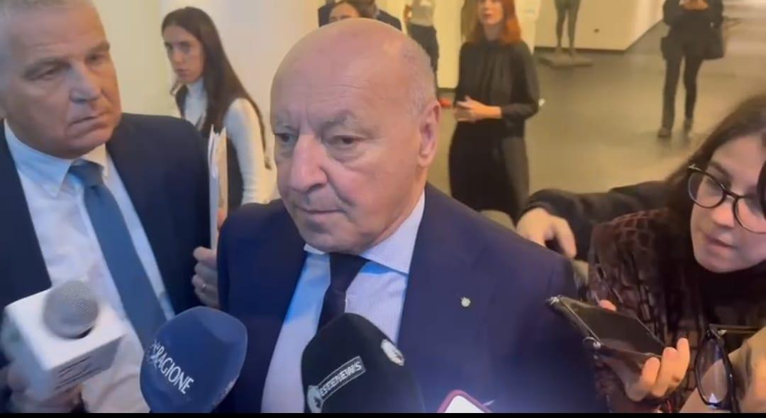 VIDEO - Marotta: "Indagine Procura su San Siro? Siamo tranquilli, tutto è stato fatto nel rispetto delle leggi"