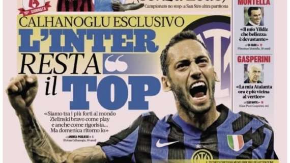 Prima GdS - Calhanoglu esclusivo: “L’Inter resta il top”